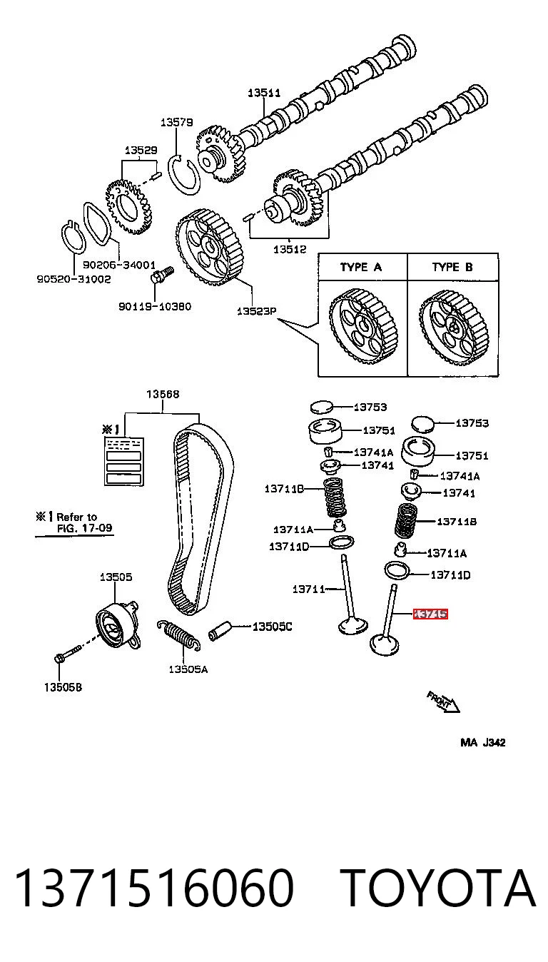 Купить V94137 Federal Mogul Выпускной клапан