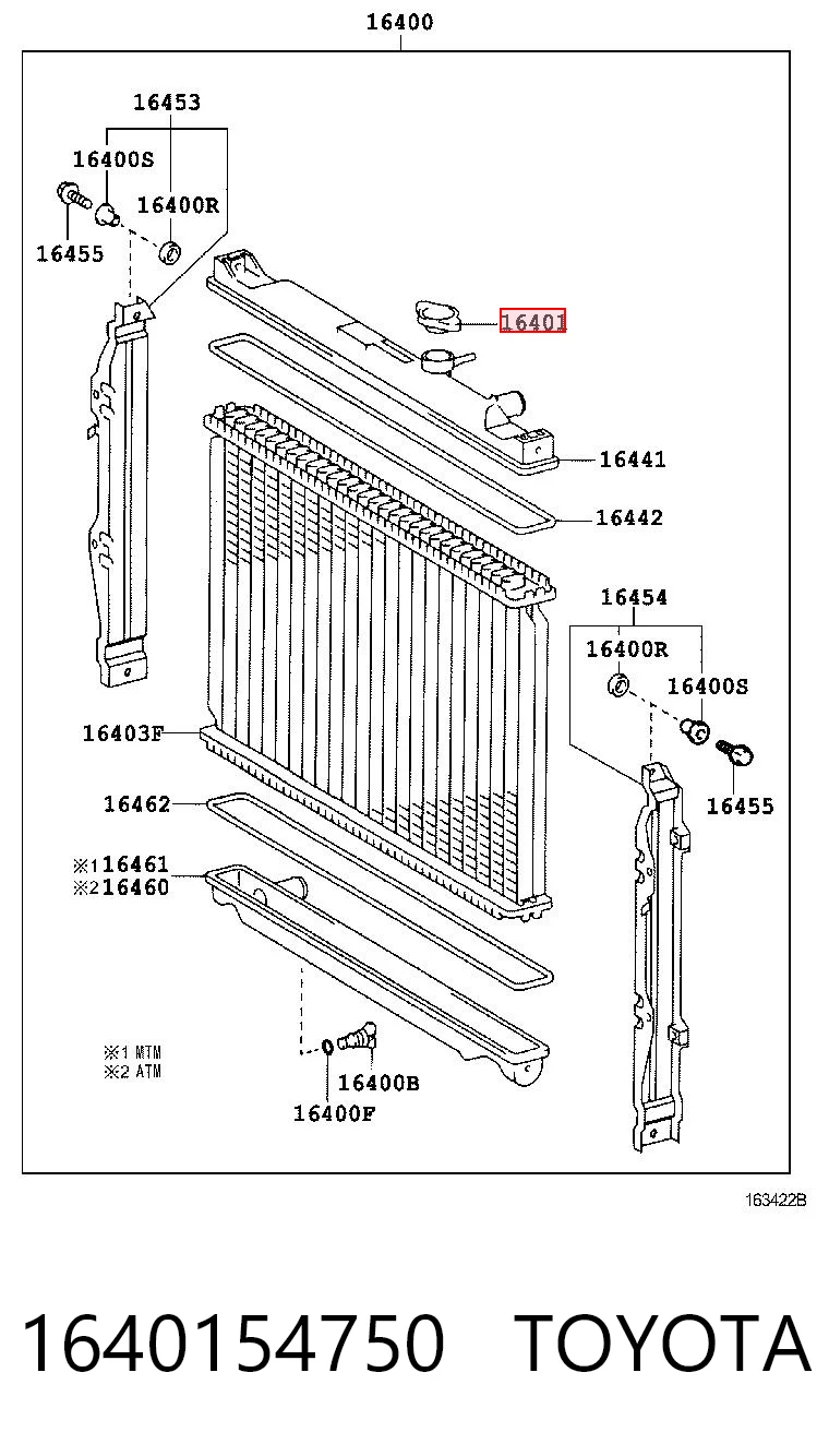 Крышка/пробка радиатора Mitsubishi MB221855 цена, от 10.14 USD
