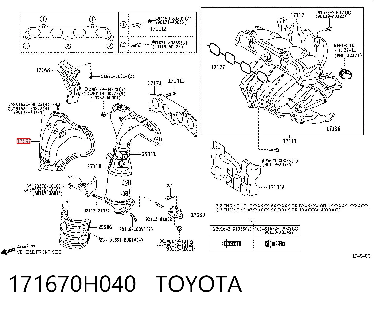 171670H040 Toyota 