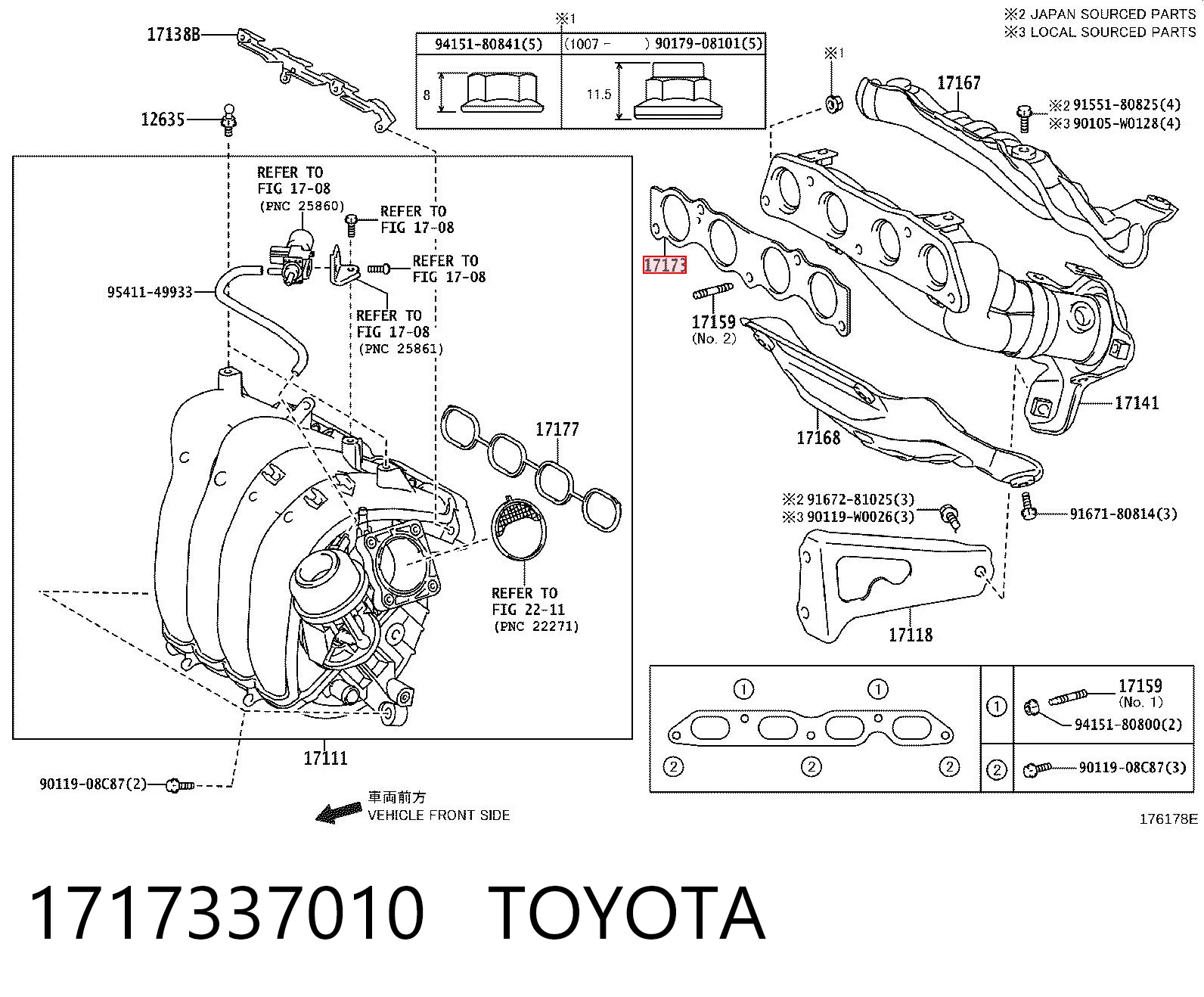 Прокладка коллектора выпускного BGA MG4793 цена, от 7.08 USD