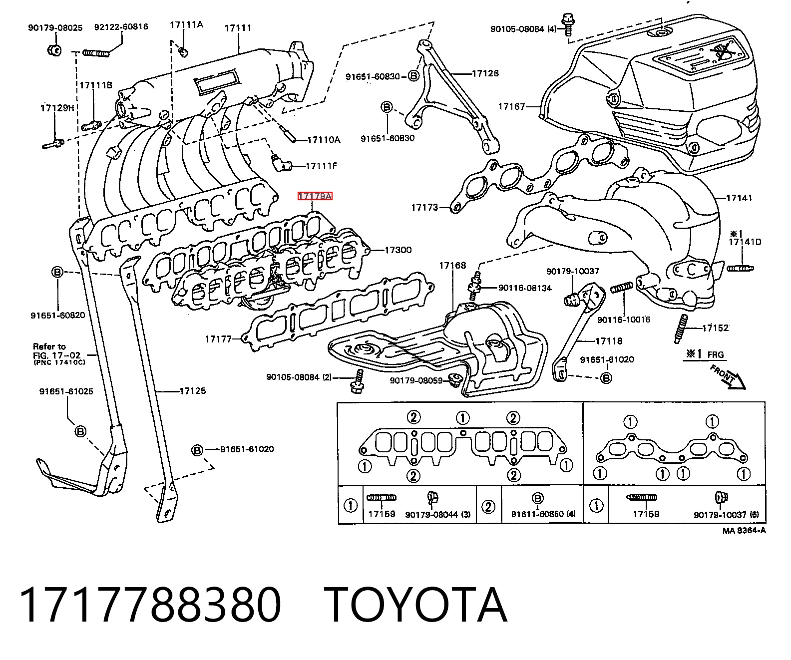 N62022 Japan Cars  Прокладка впускного коллектора
