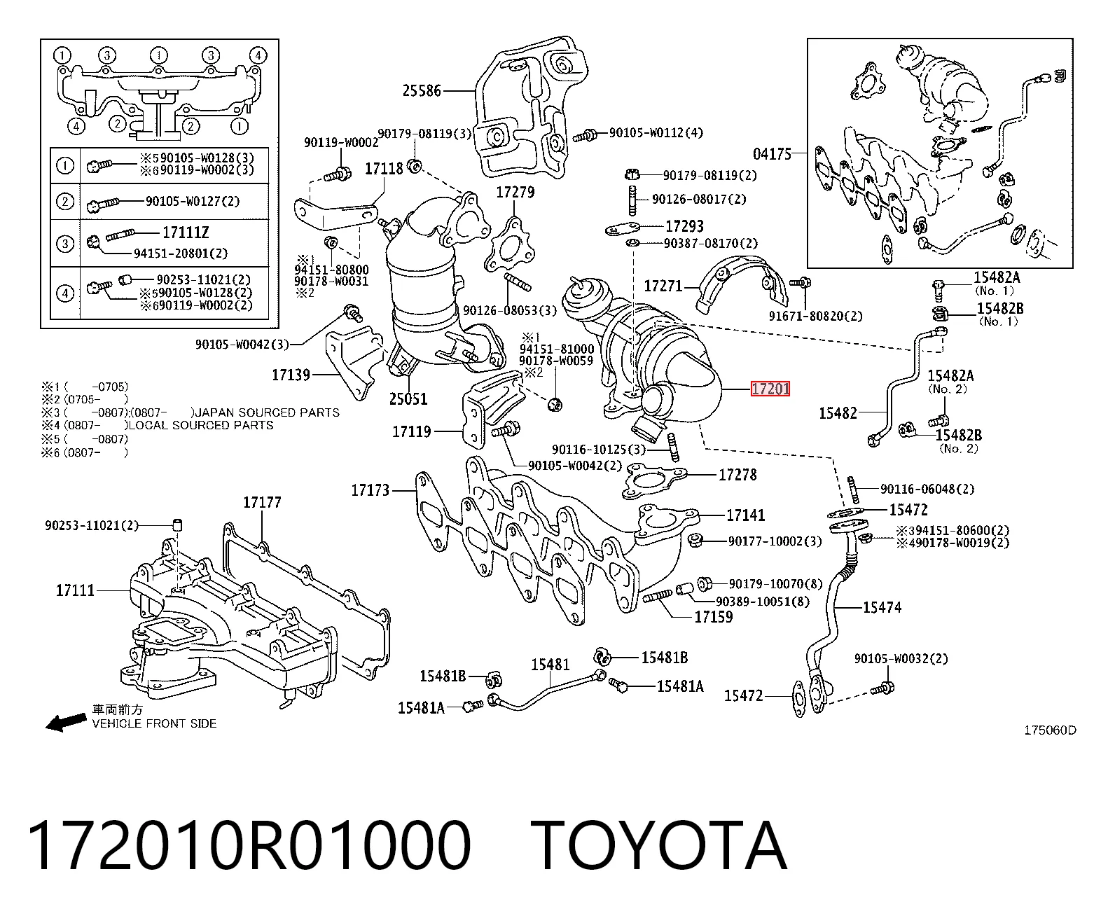 Турбонаддув на Toyota Corolla VERSO R10
