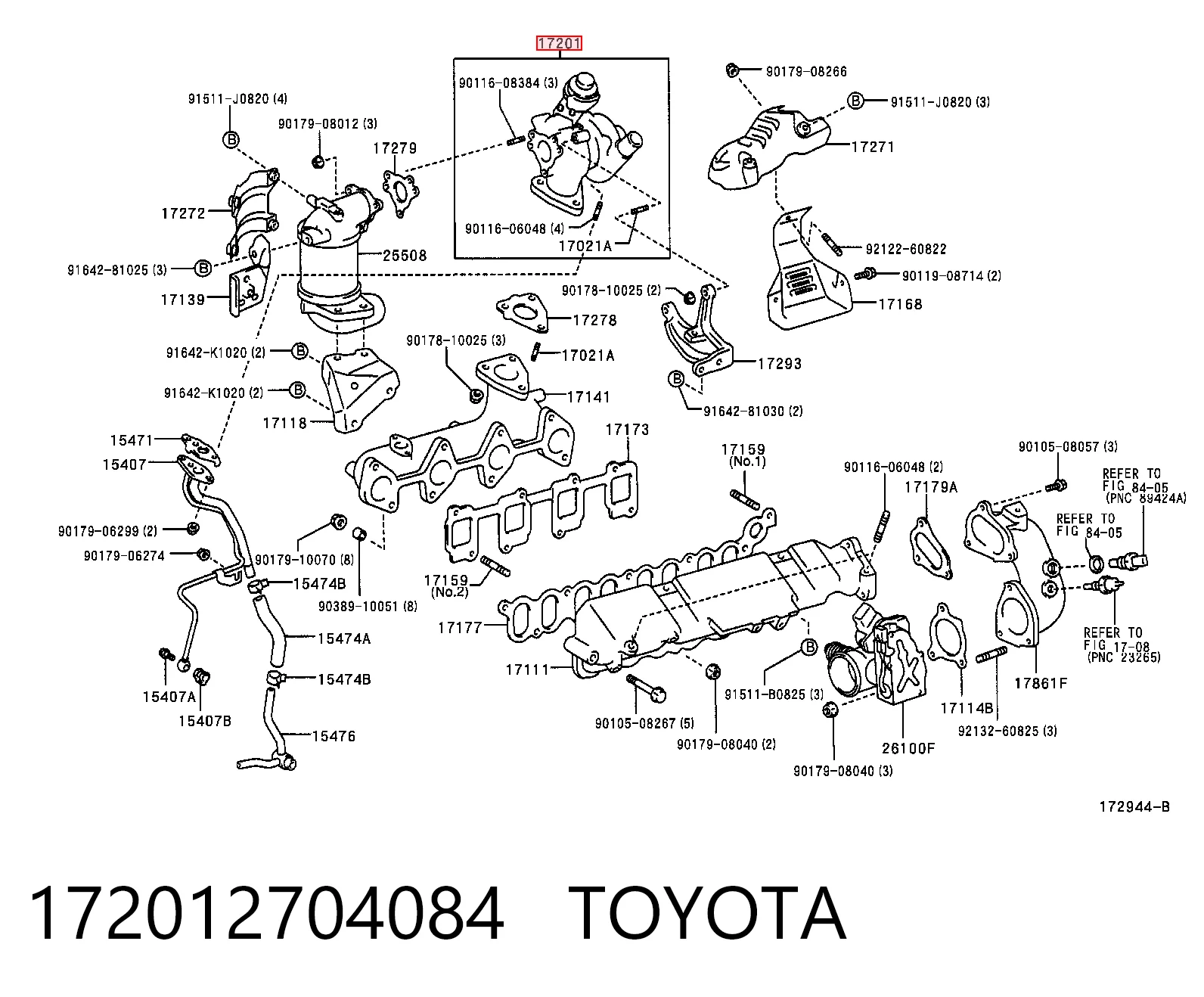  Турбина Toyota Avensis 