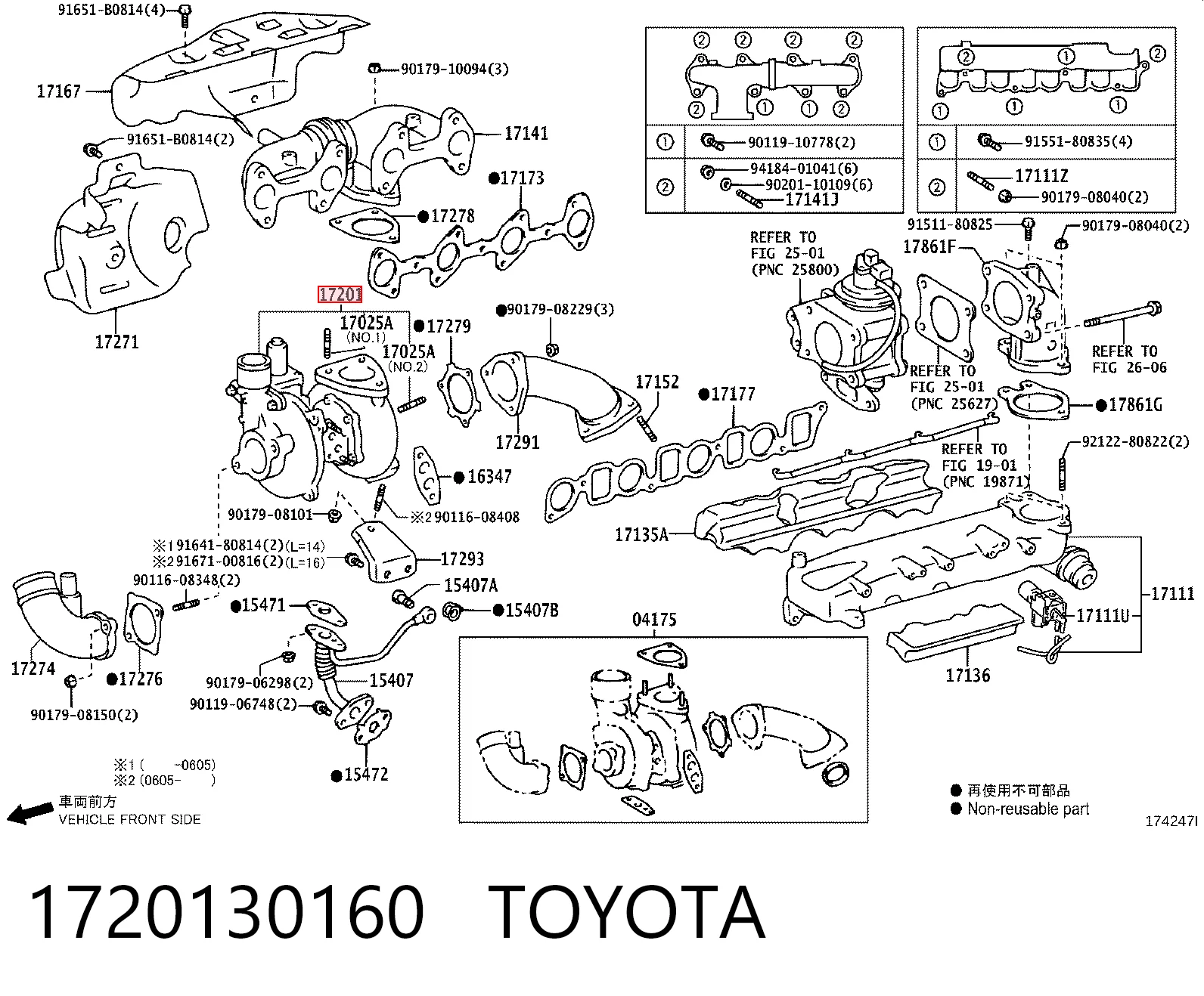 Турбонагнетатель Toyota Land Cruiser внедорожник (J12) (2002 - 2009) цена, от 362.29 USD