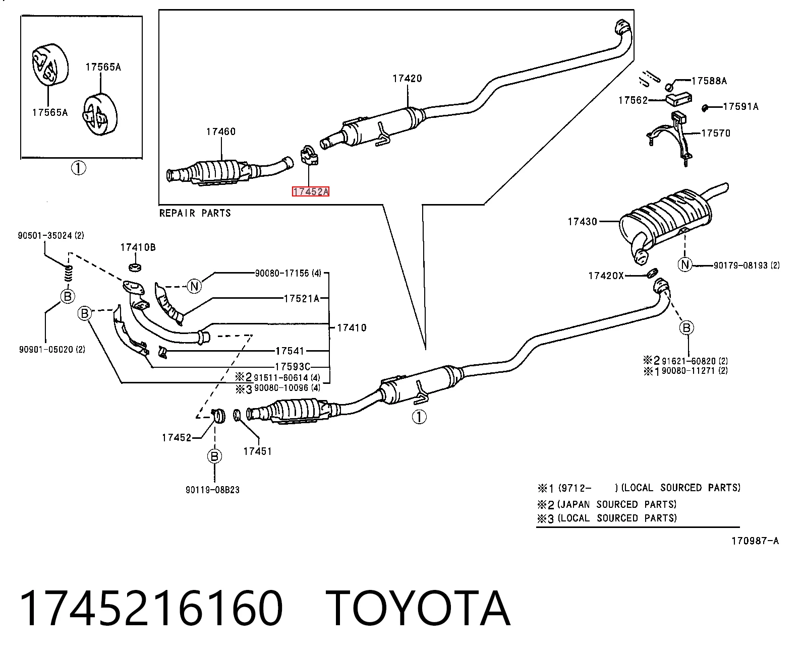 7701402141 Renault (RVI) Соединитель выхлопной передний