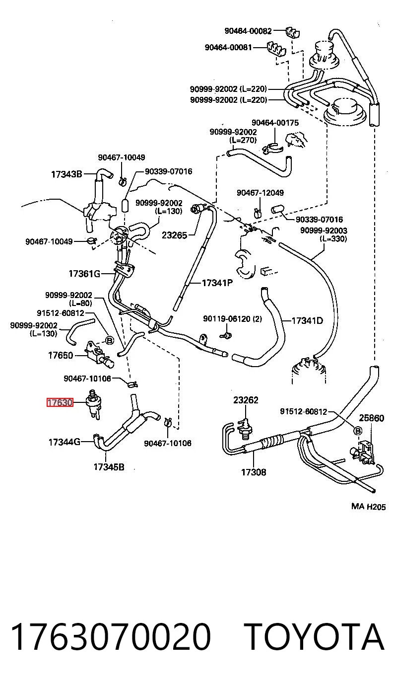 1763070020 Toyota Датчик холостого хода
