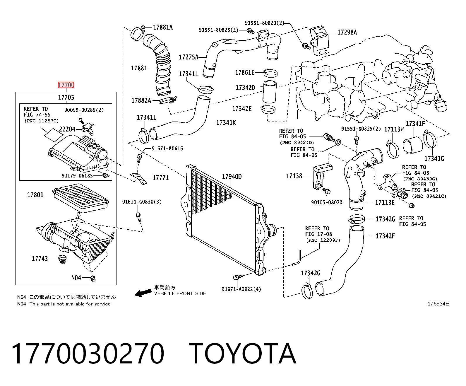 Коробка фильтра на Toyota Land Cruiser PRADO J150