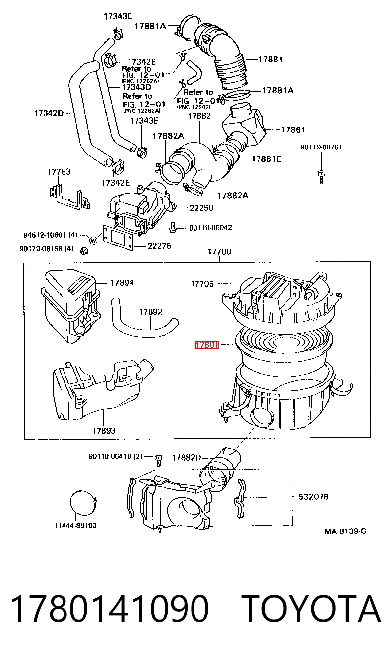 Фильтр воздушный Rocky TA1170