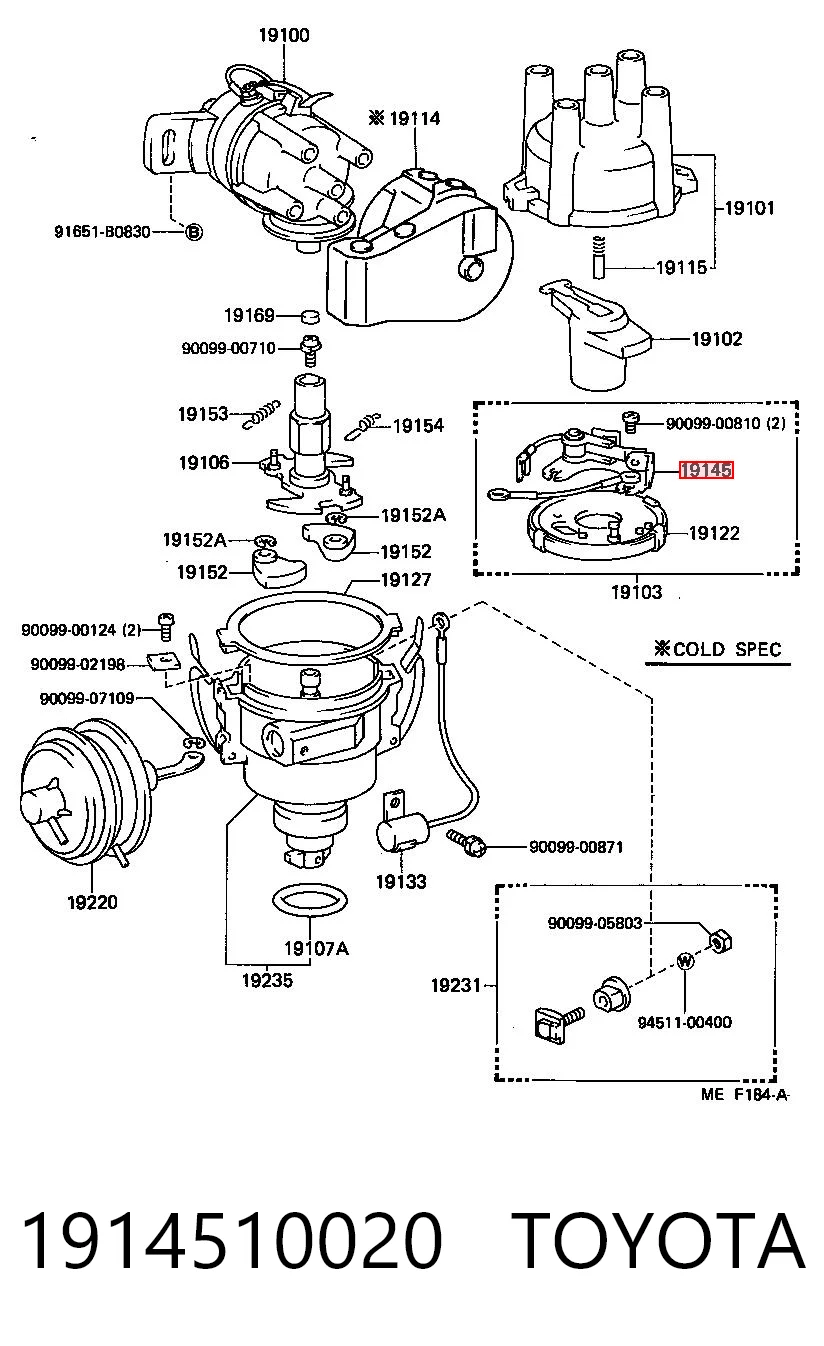 22186KA010 Subaru Контакты замка зажигания