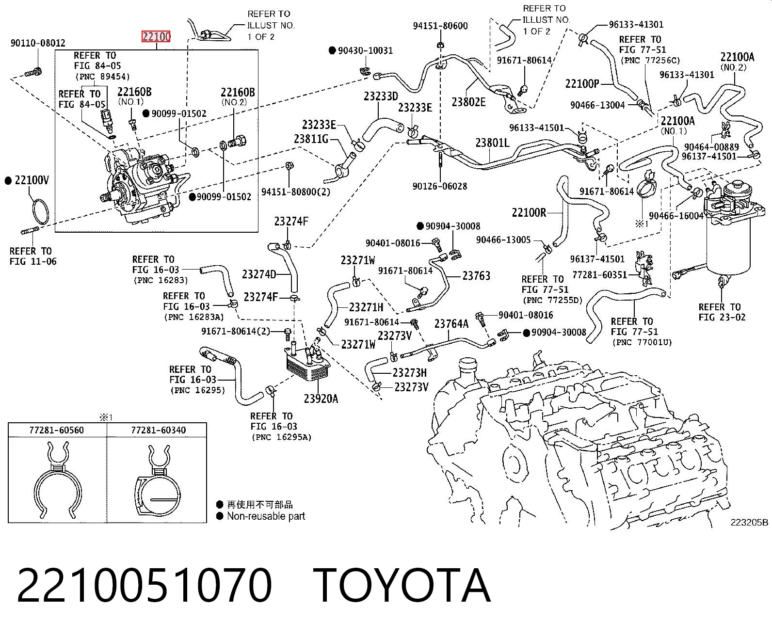 Насос топливный высокого давления (ТНВД) на Toyota Land Cruiser  J200