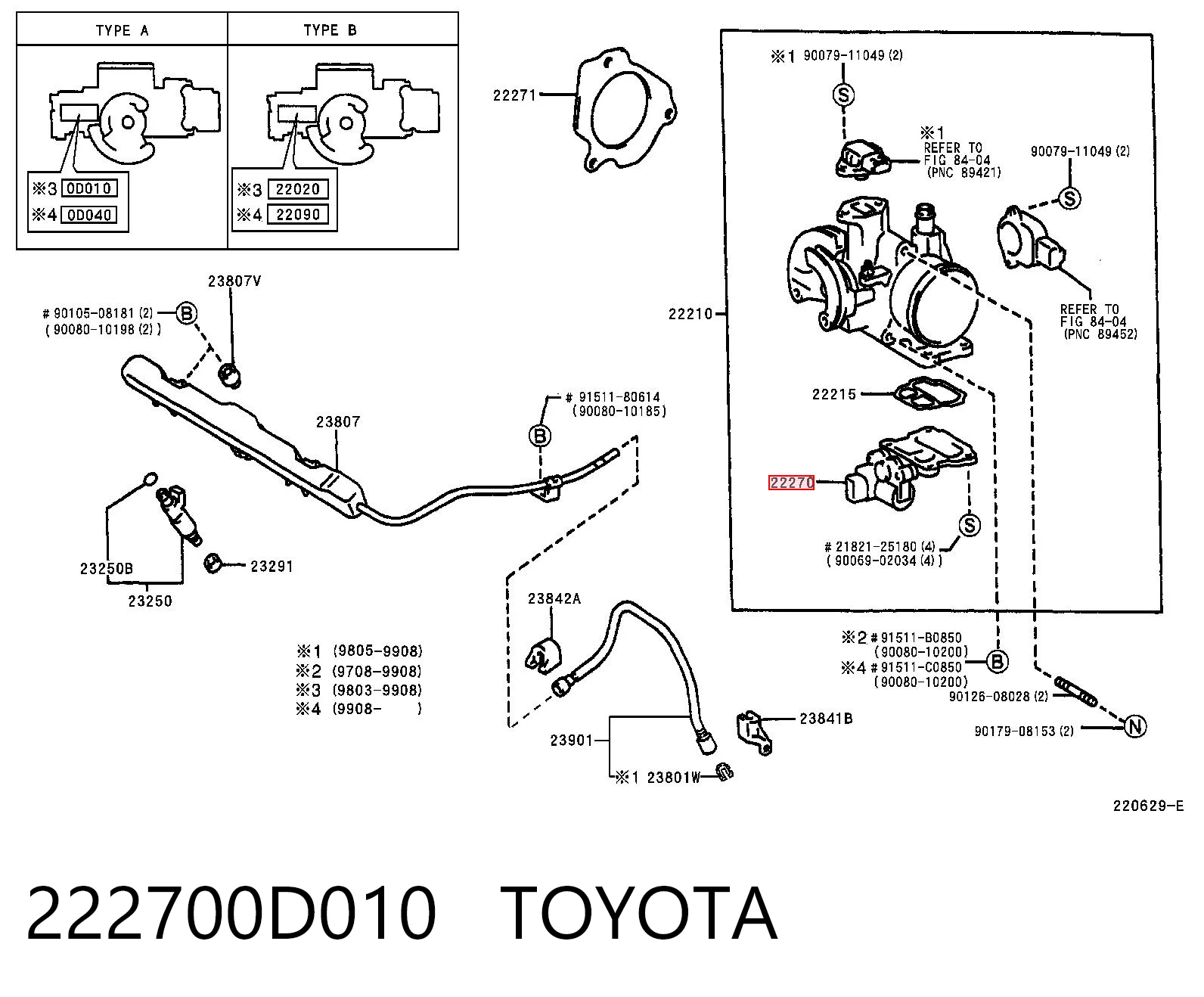 222700D010 Toyota Механизм стеклоподъемника передней левой двери