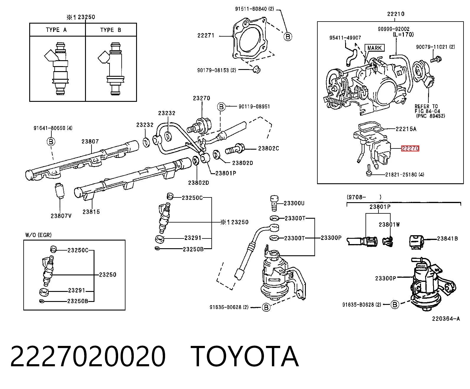2227020020 Toyota Датчик холостого хода
