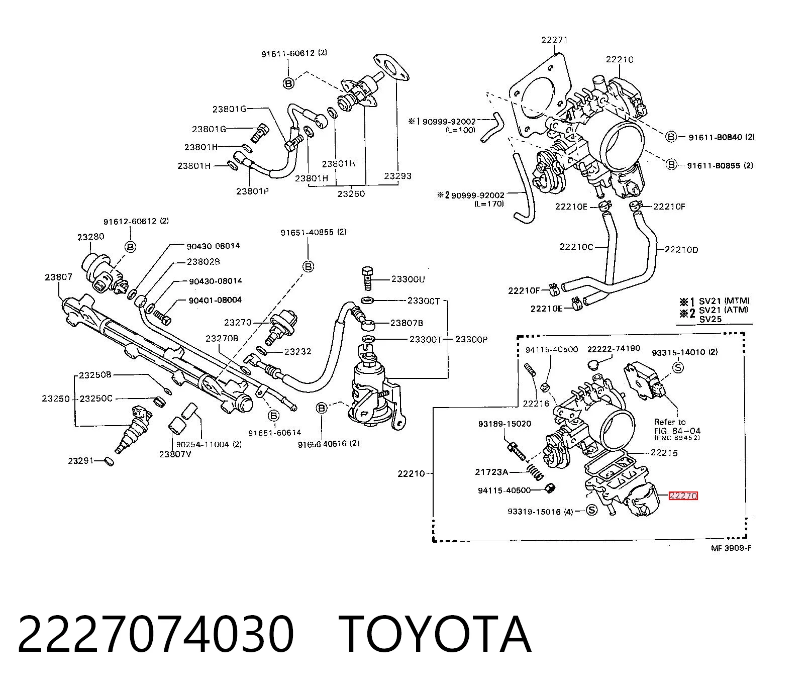 Клапан (регулятор) холостого хода Toyota Camry 2 V2