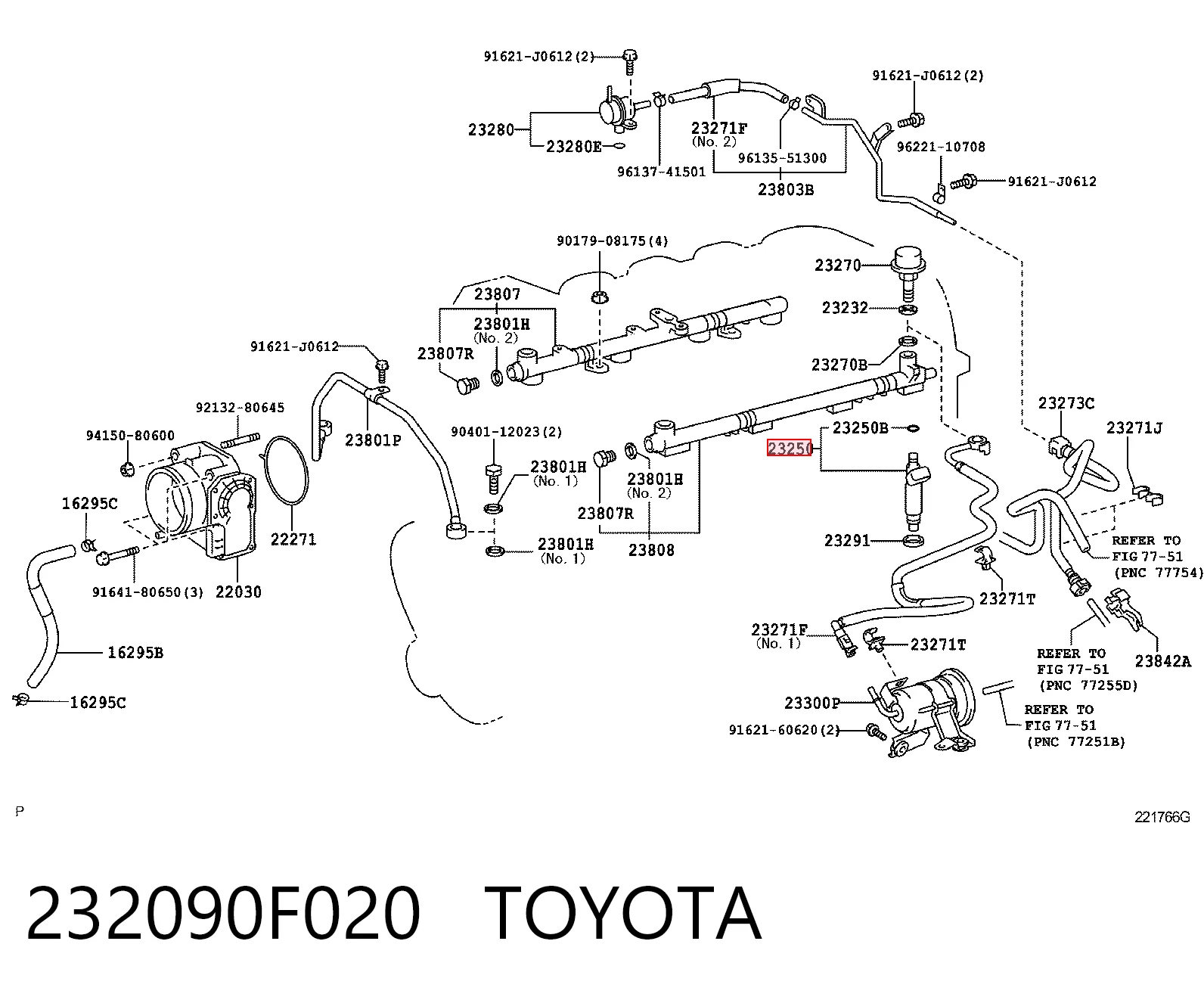 ST232090F020 SAT Топливные форсунки