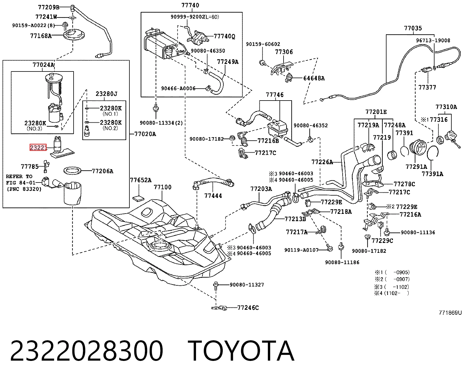 Элемент-турбинка топливного насоса Toyota 2322028300 цена, от 13.47 USD
