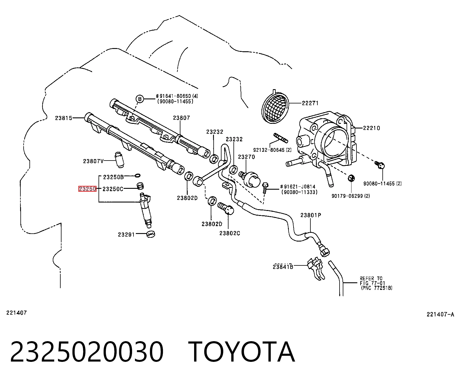 Форсунка инжектора Lexus RX 300/330/350/400H внедорожник (U3) (2003 - 2008) цена, от 17.76 USD