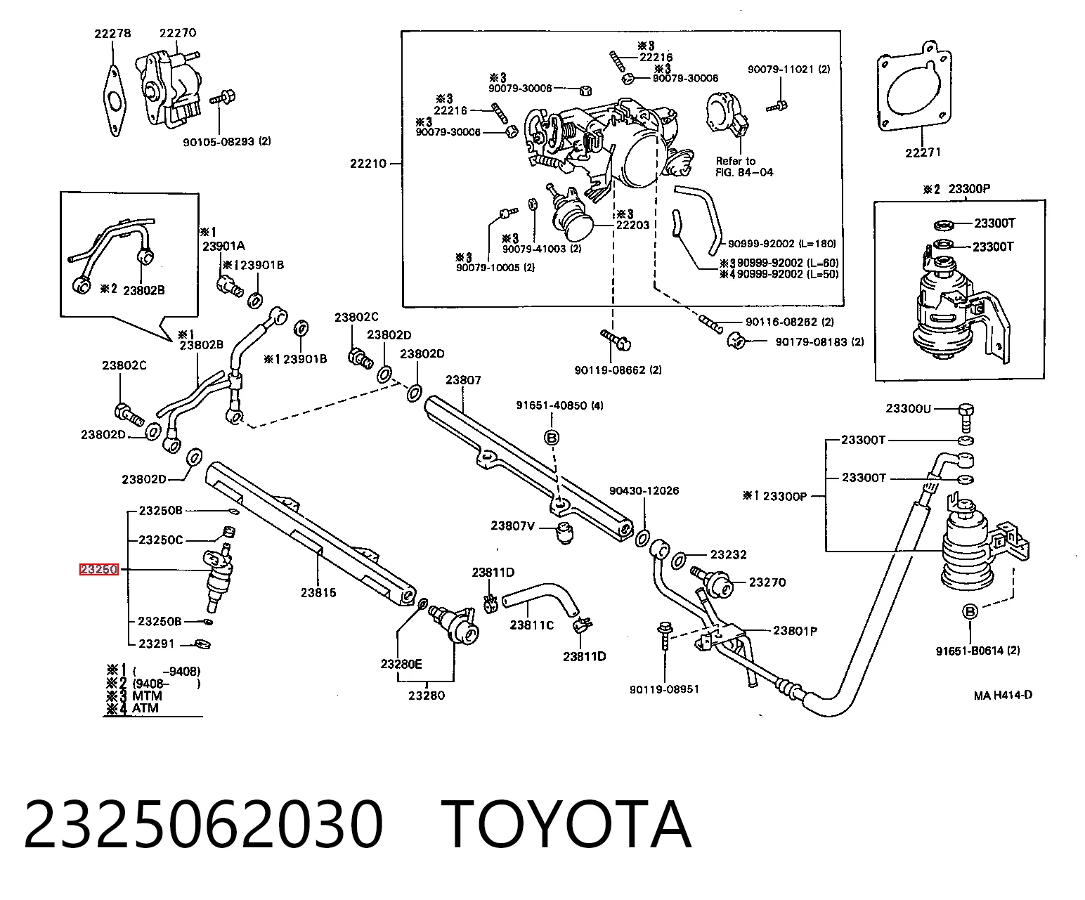 Форсунка инжектора Toyota Camry III седан (V10) (1991 - 1996) цена, от 39.95 USD