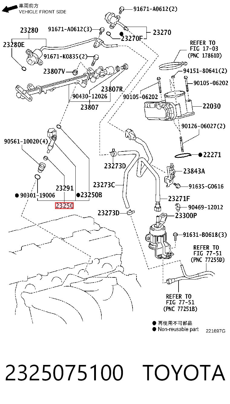 Топливные форсунки FJ783 Standard