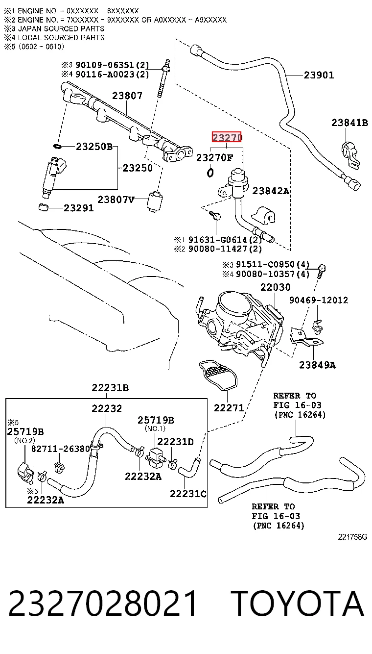 Регулятор давления топлива в топливной рейке Toyota Previa минивэн (ACR3) (2000 - 2006) цена, от 12.71 USD