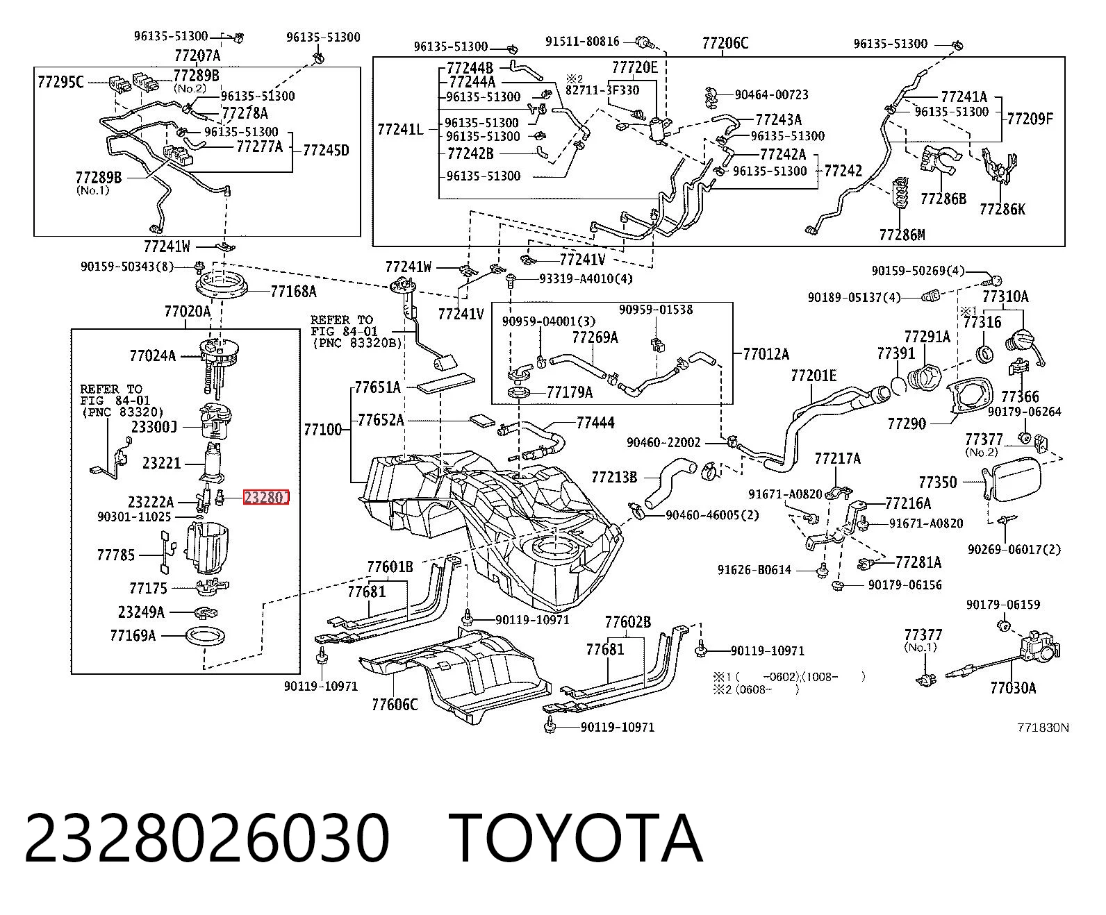 2328026030 Toyota