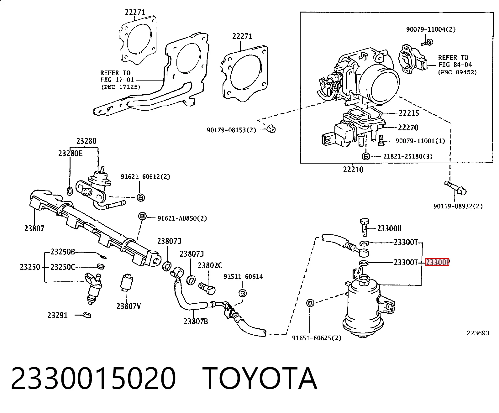 Топливный фильтр 94847597 General Motors