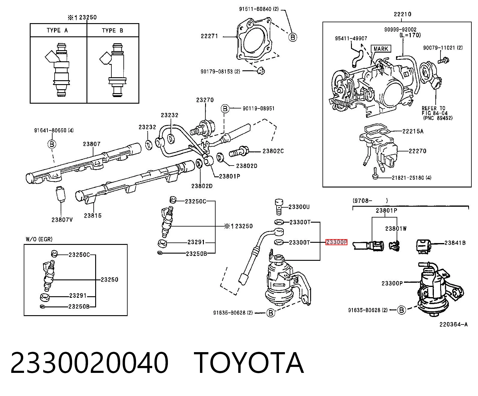 Купить Топливный фильтр Тойота Камри IV V20