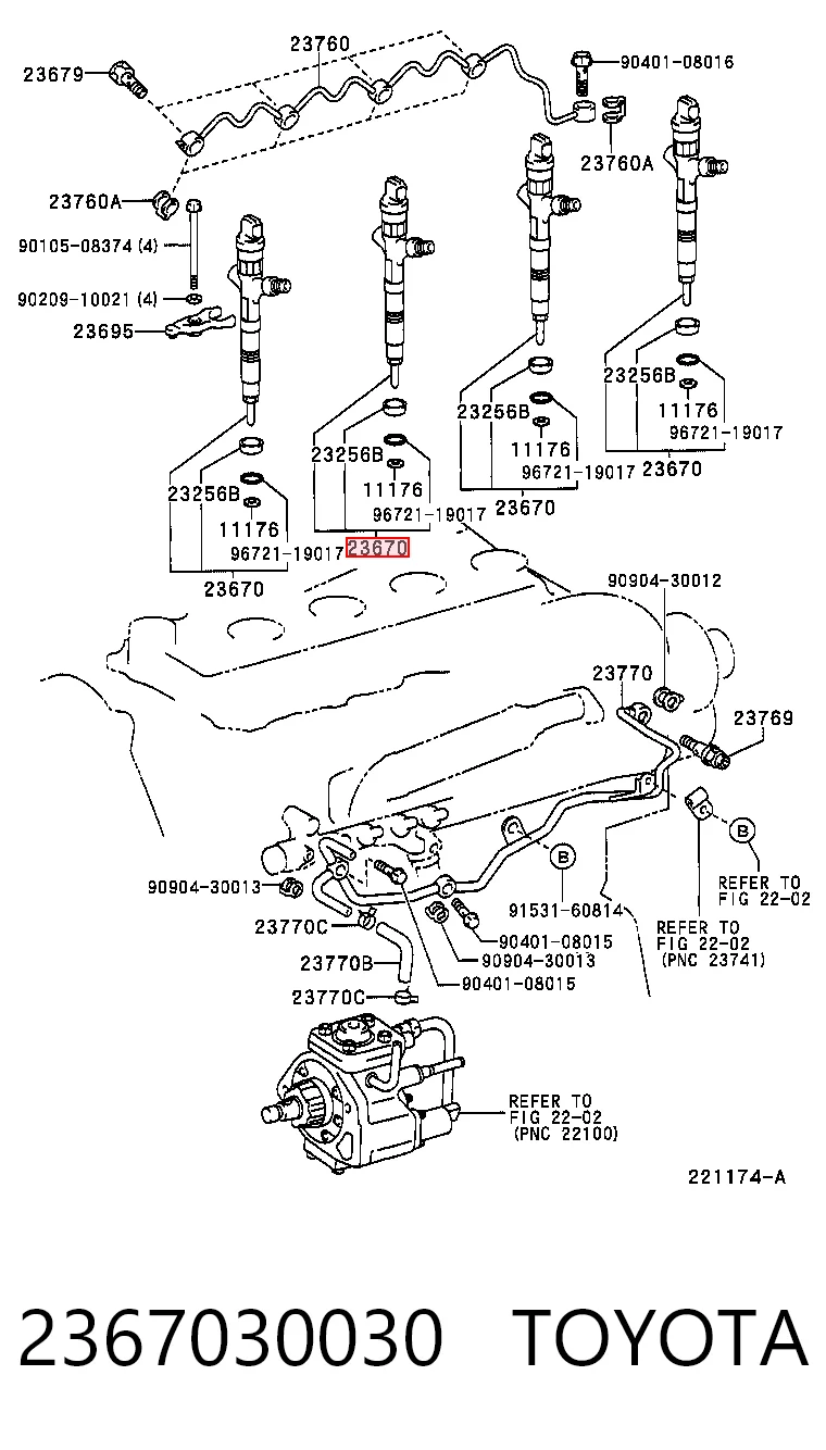 950000940 Denso Топливные форсунки
