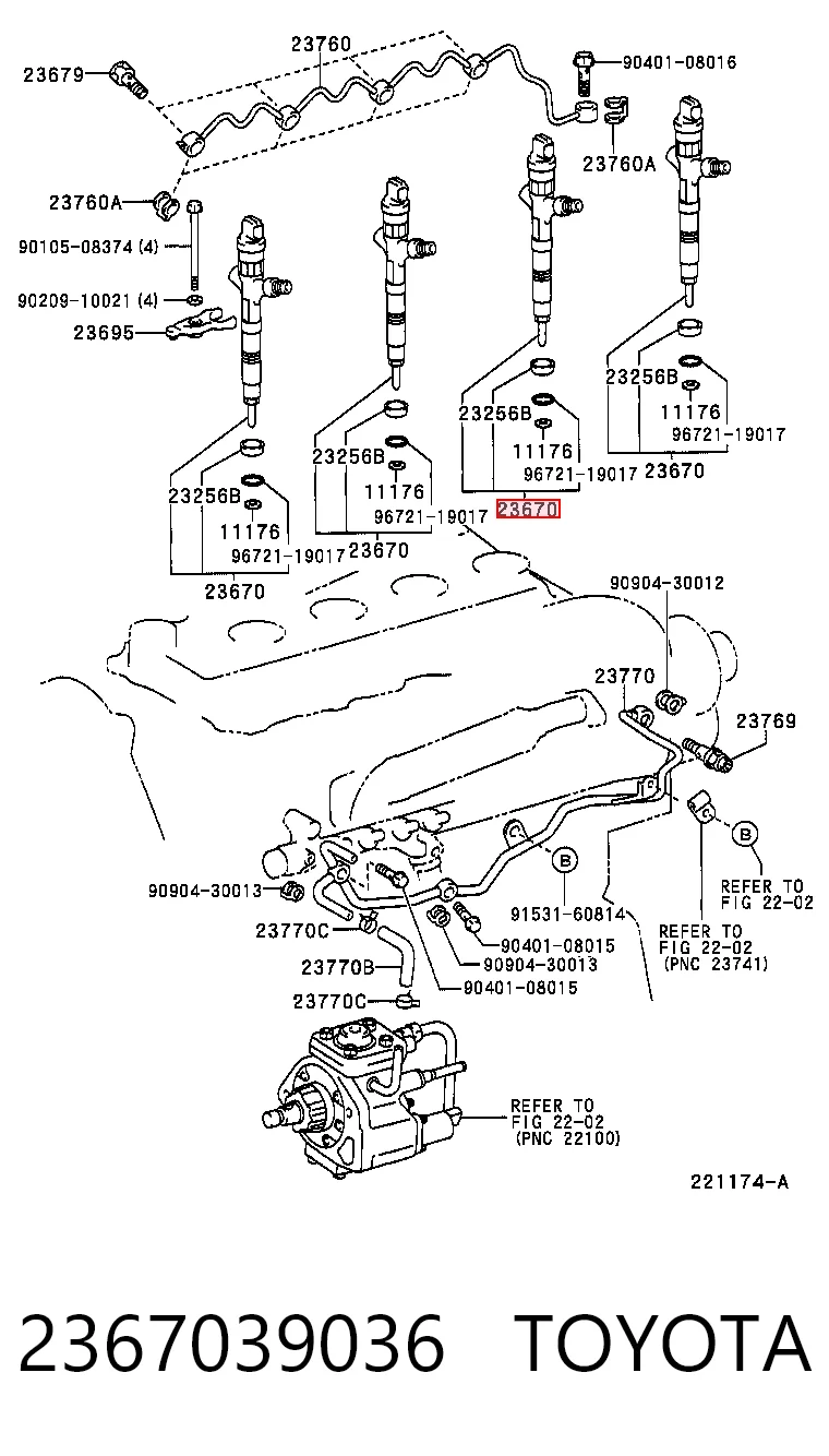 950000940 Denso Топливные форсунки