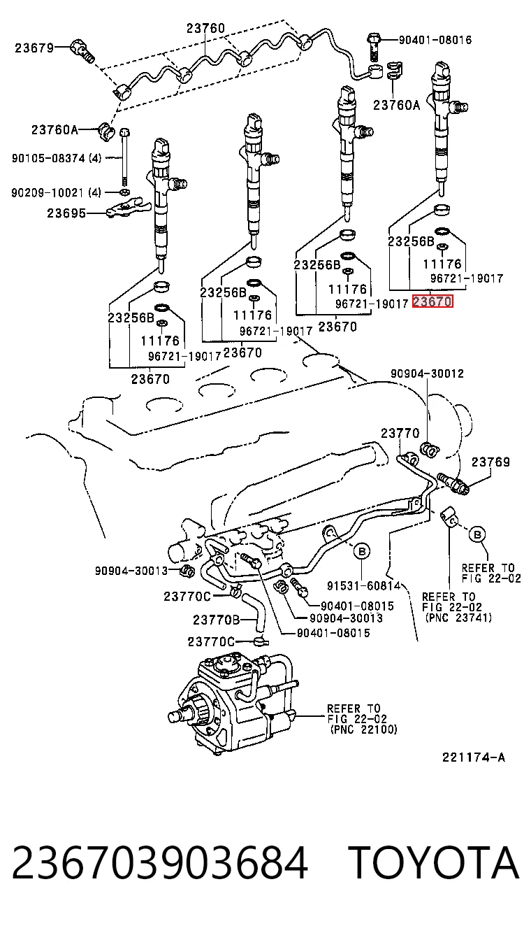 Топливные форсунки 950000940 Denso