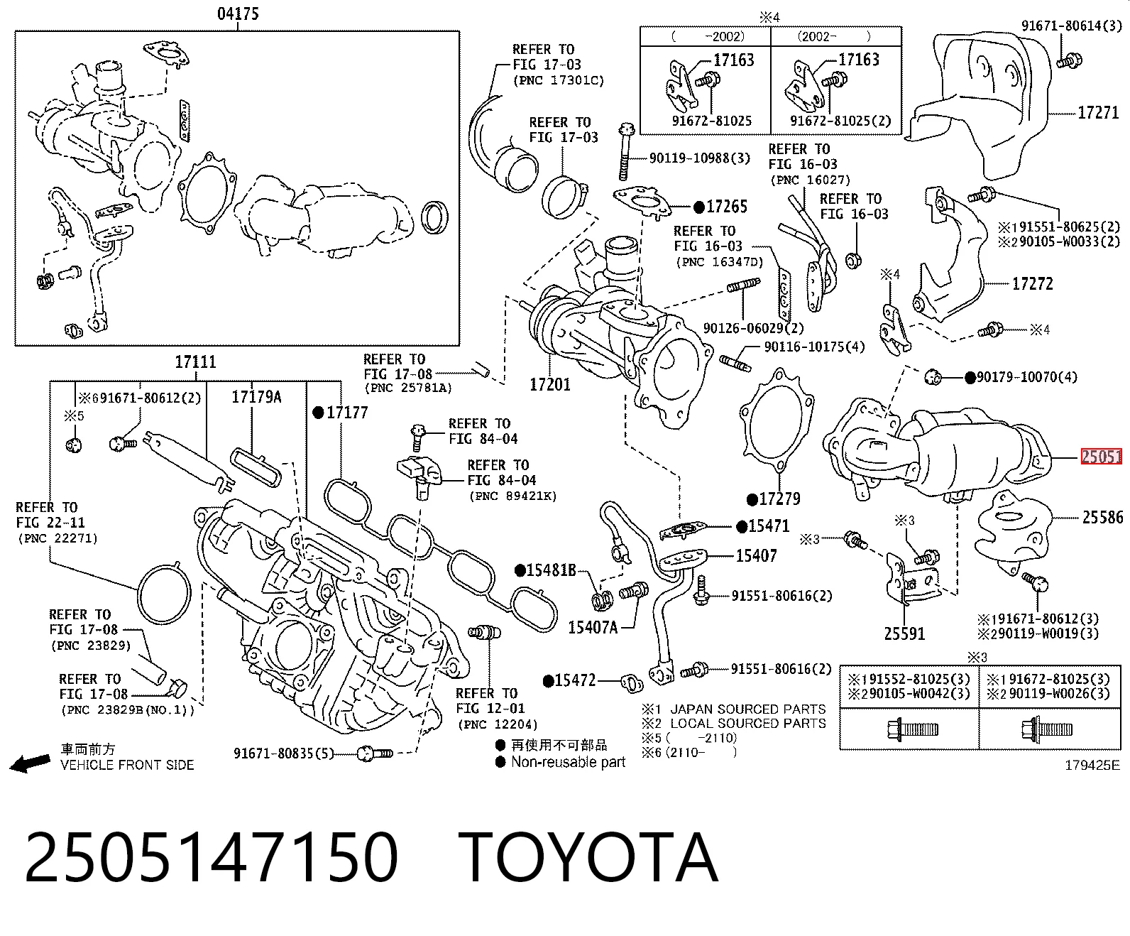 Конвертор - катализатор Toyota C-HR X10
