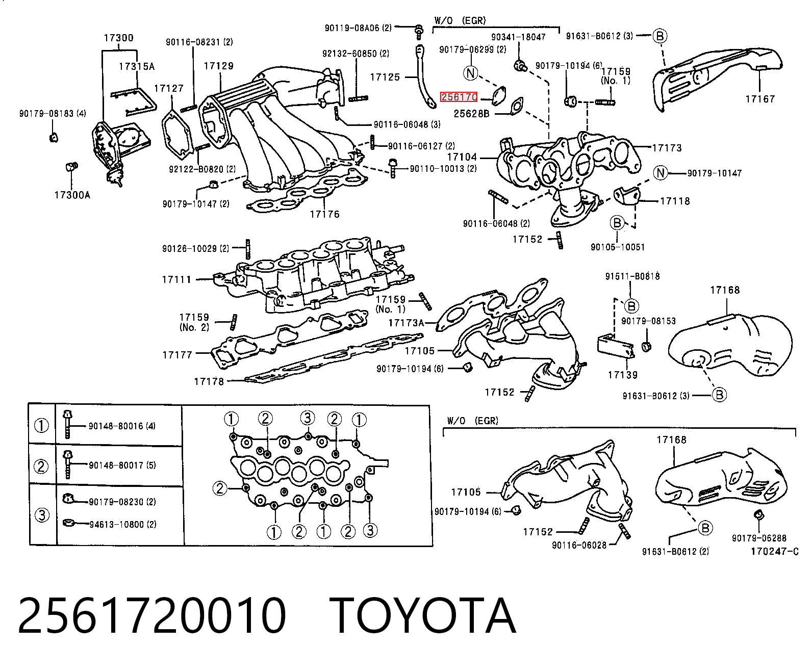 2561720010 Toyota