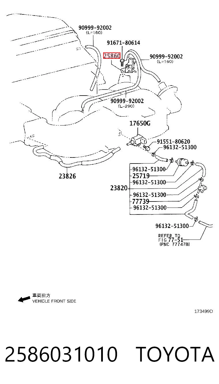 2586031010 Toyota 