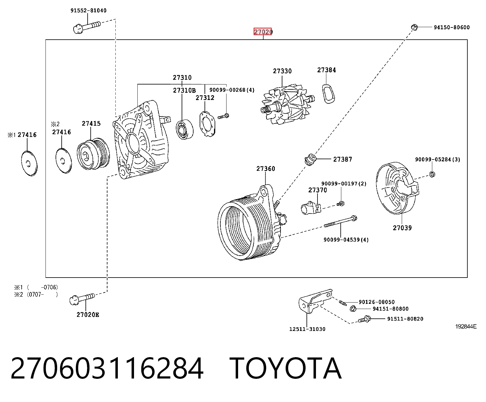 Купить Генератор Лексус РХ 300/330/350/400H U3