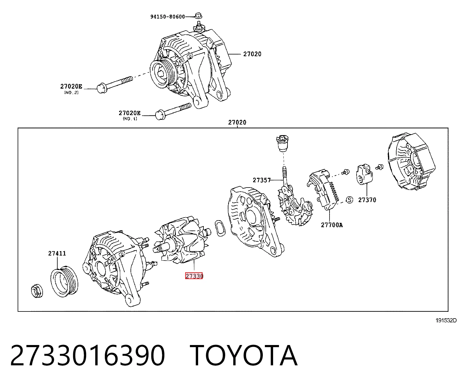 2733016390 Toyota