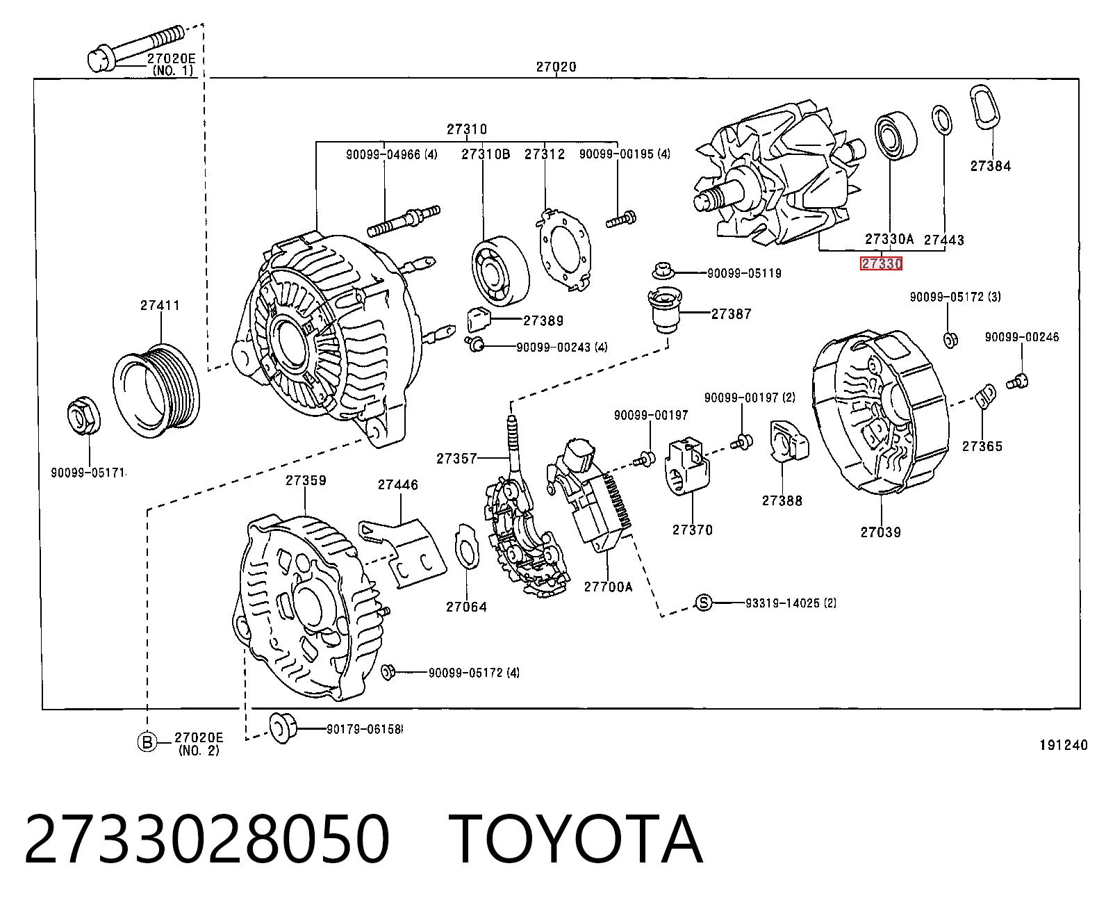2733028050 Toyota 