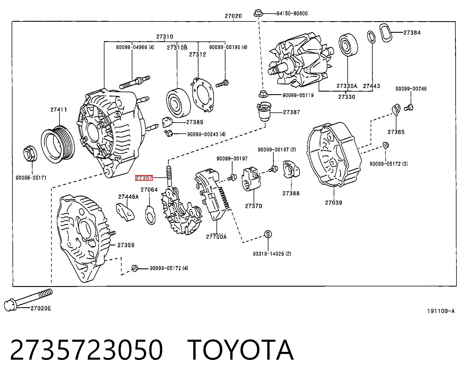 2735723050 Toyota