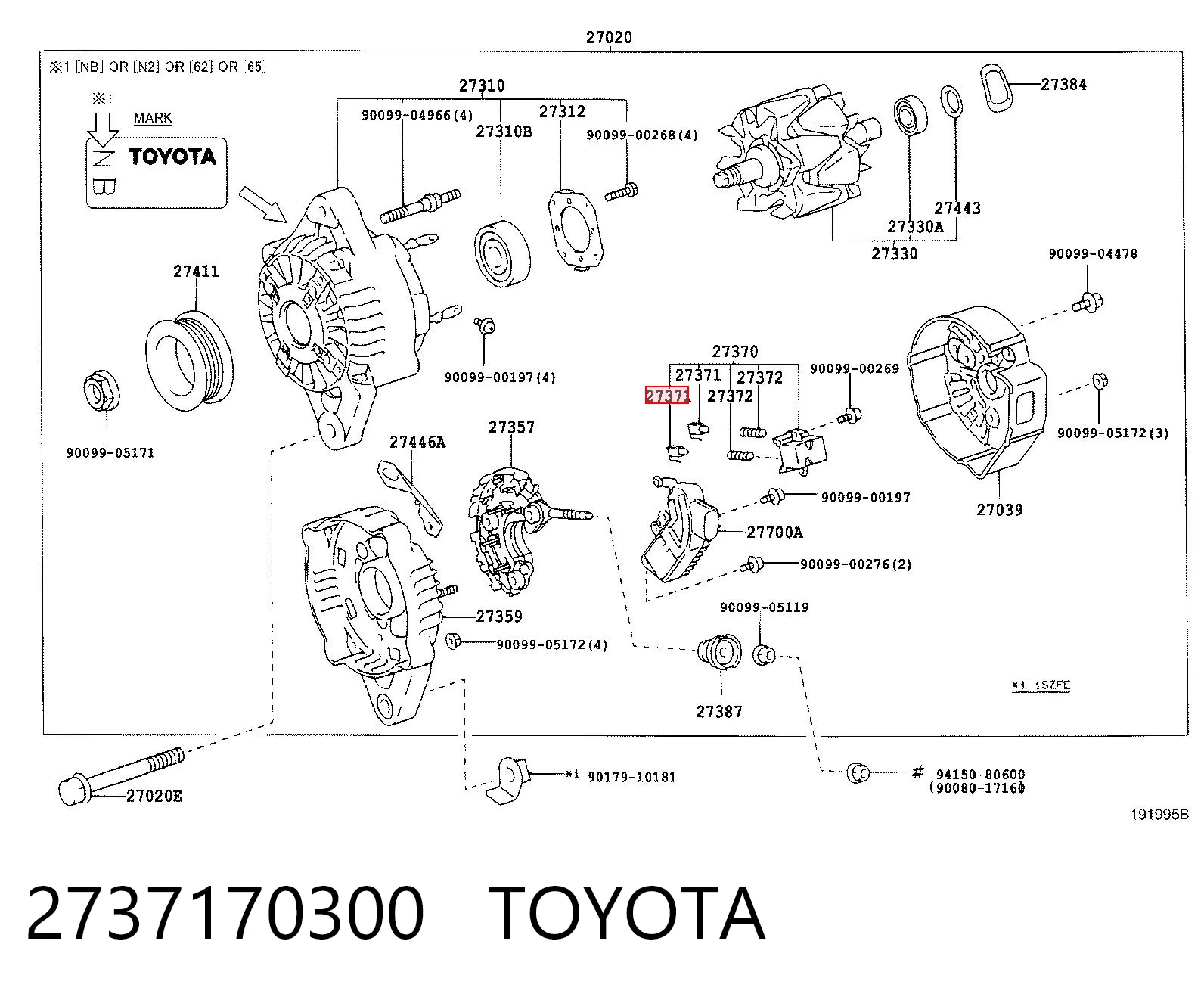 Купить 140371 ASR Щетки генератора