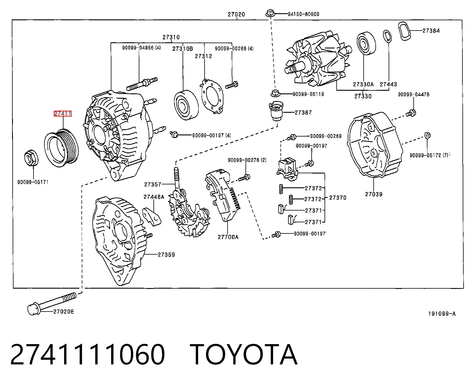 2741111060 Toyota