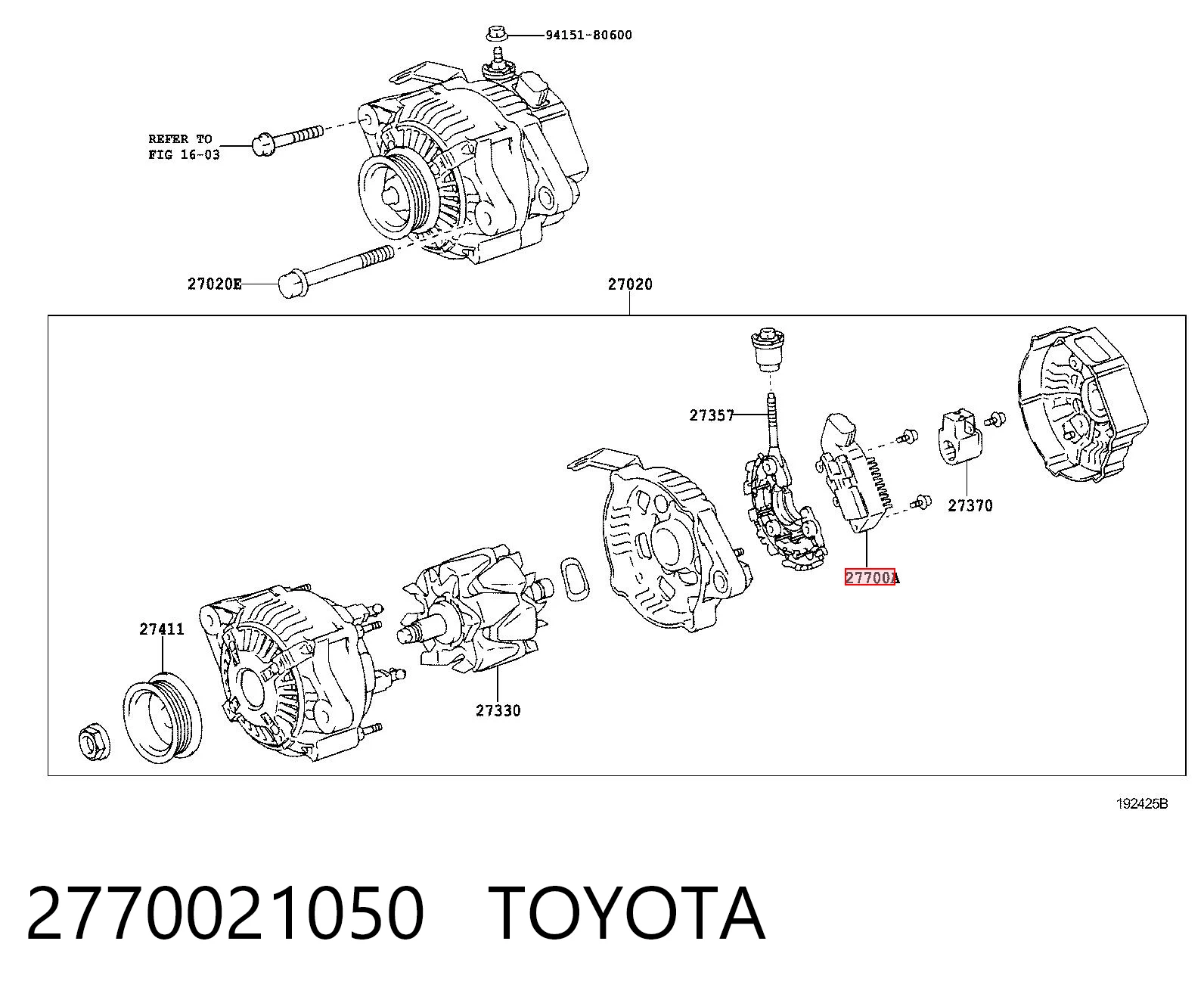 Реле зарядки генератора Toyota Corolla седан (E15) (2006 - 2014) цена, от 23.42 USD