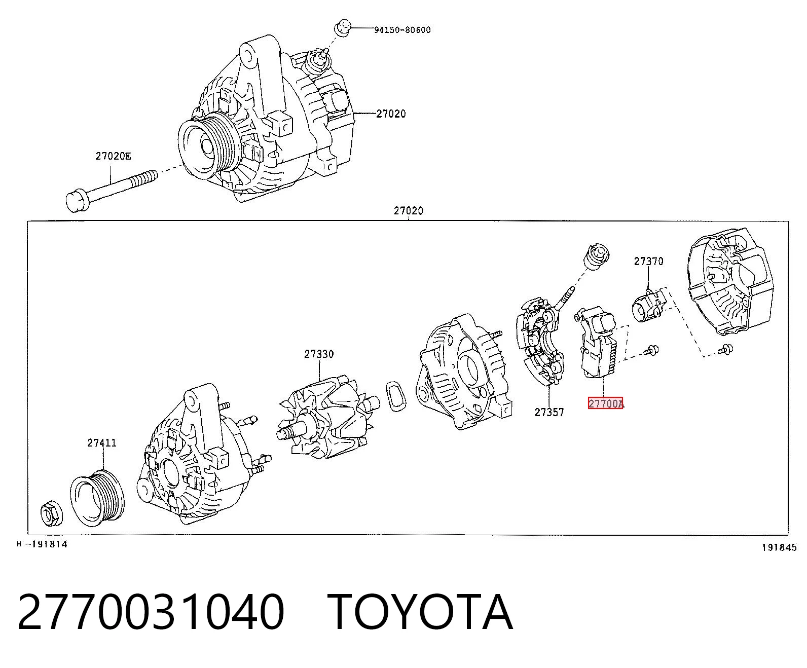 Реле зарядки генератора Toyota Land Cruiser PRADO ASIA внедорожник (J12) (2002 - 2010) цена, от 23.26 USD