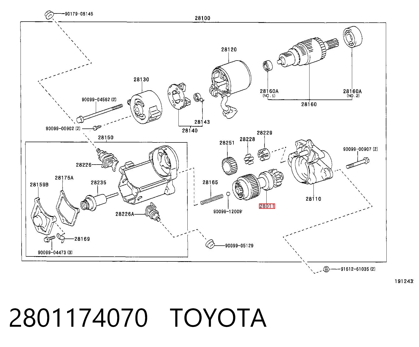  Бендикс Toyota Camry IV седан (V20) (1996 - 2001) цена, от 30.10 USD