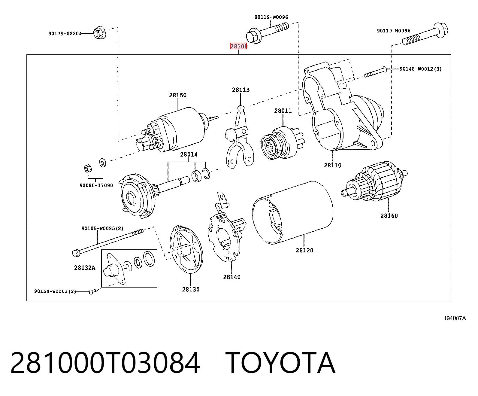 Стартер автомобиля на Toyota Avensis III T27