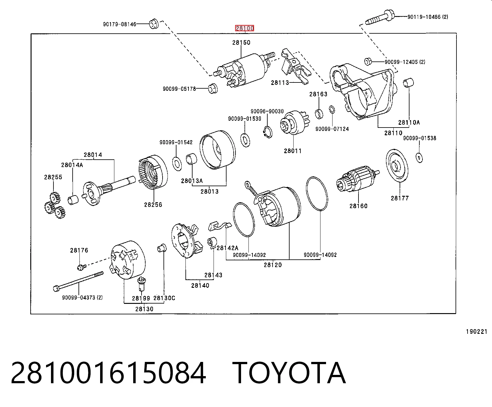 Стартер 2810002060 General Motors