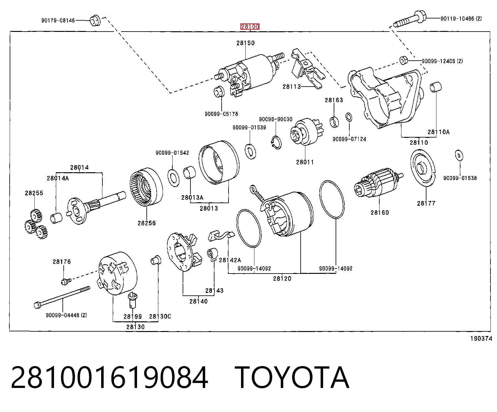 2810002060 General Motors Стартер автомобиля