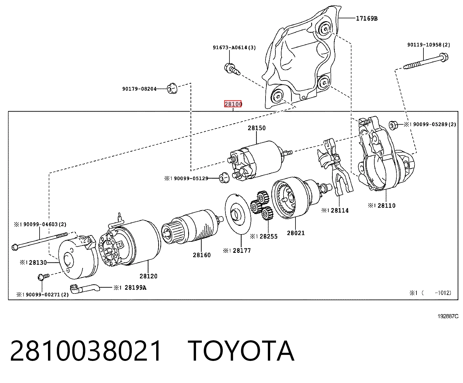 Стартер Lexus LS 460/460L седан (USF4) (2006 - 2026) цена, от 154.06 USD