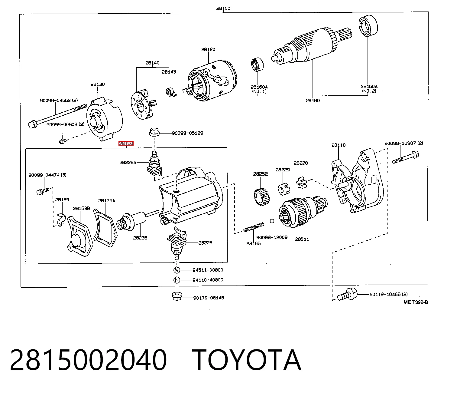 Купить Втягивающее реле стартера Тойота Авенсис Verso LCM