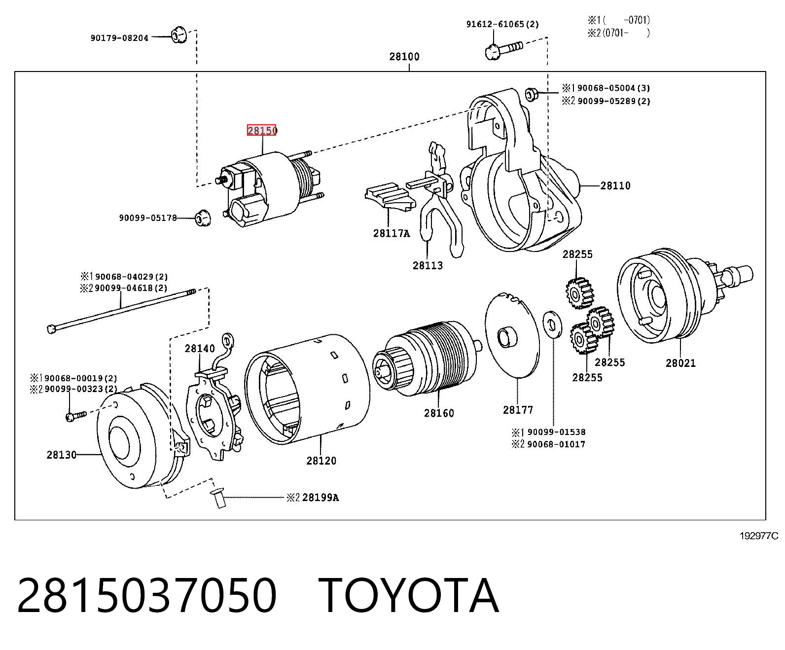 Купить Втягивающее реле стартера Лексус ГС  S19