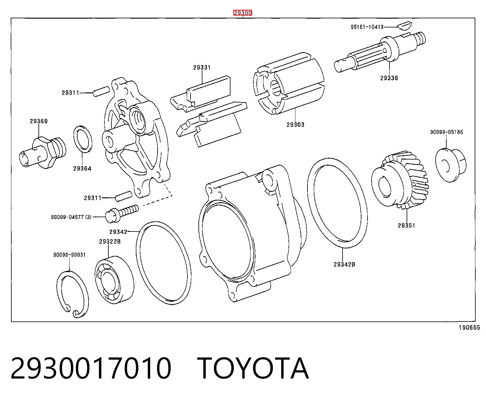 Механический вакуумный насос на Toyota Land Cruiser 80 J8