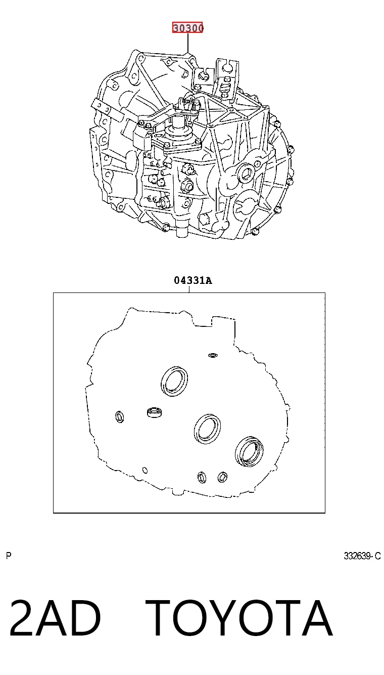 2AD Toyota КПП в сборе