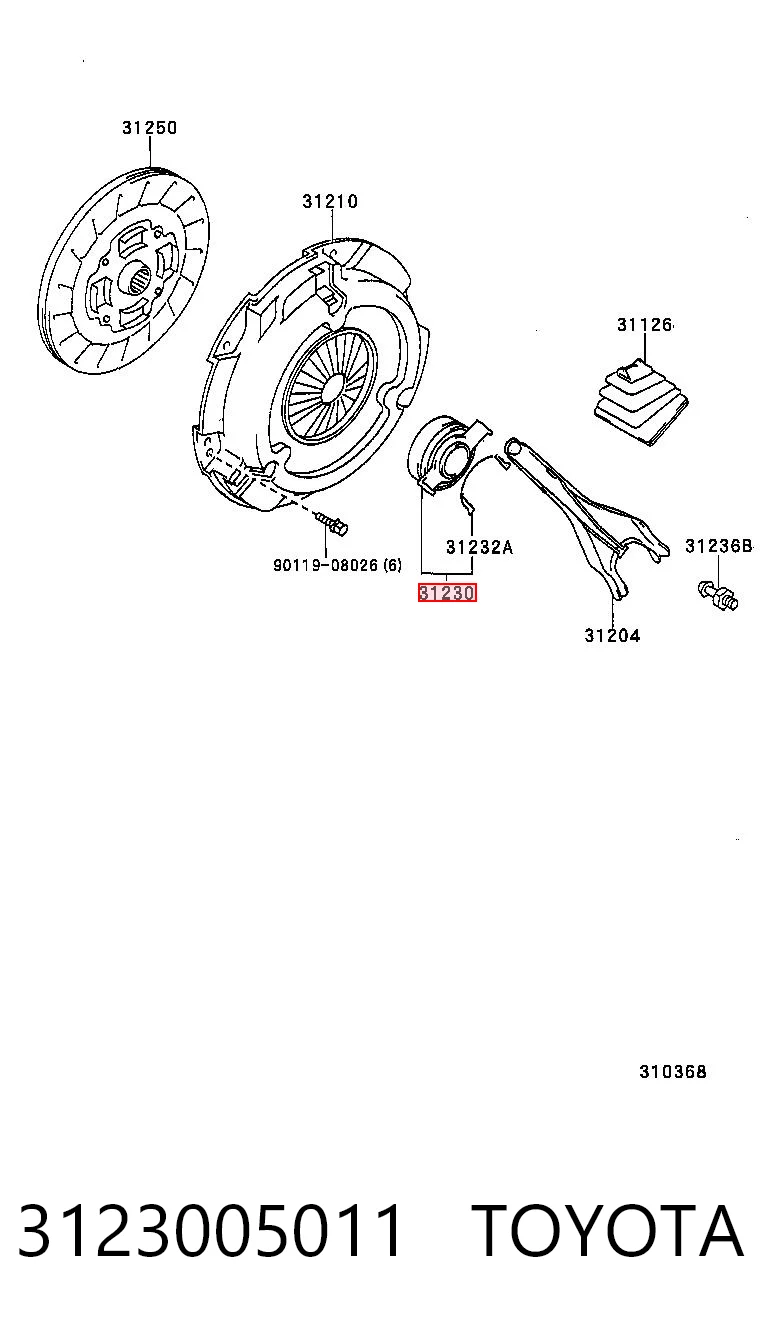 MB027 Proper Подшипник выжимной сцепления